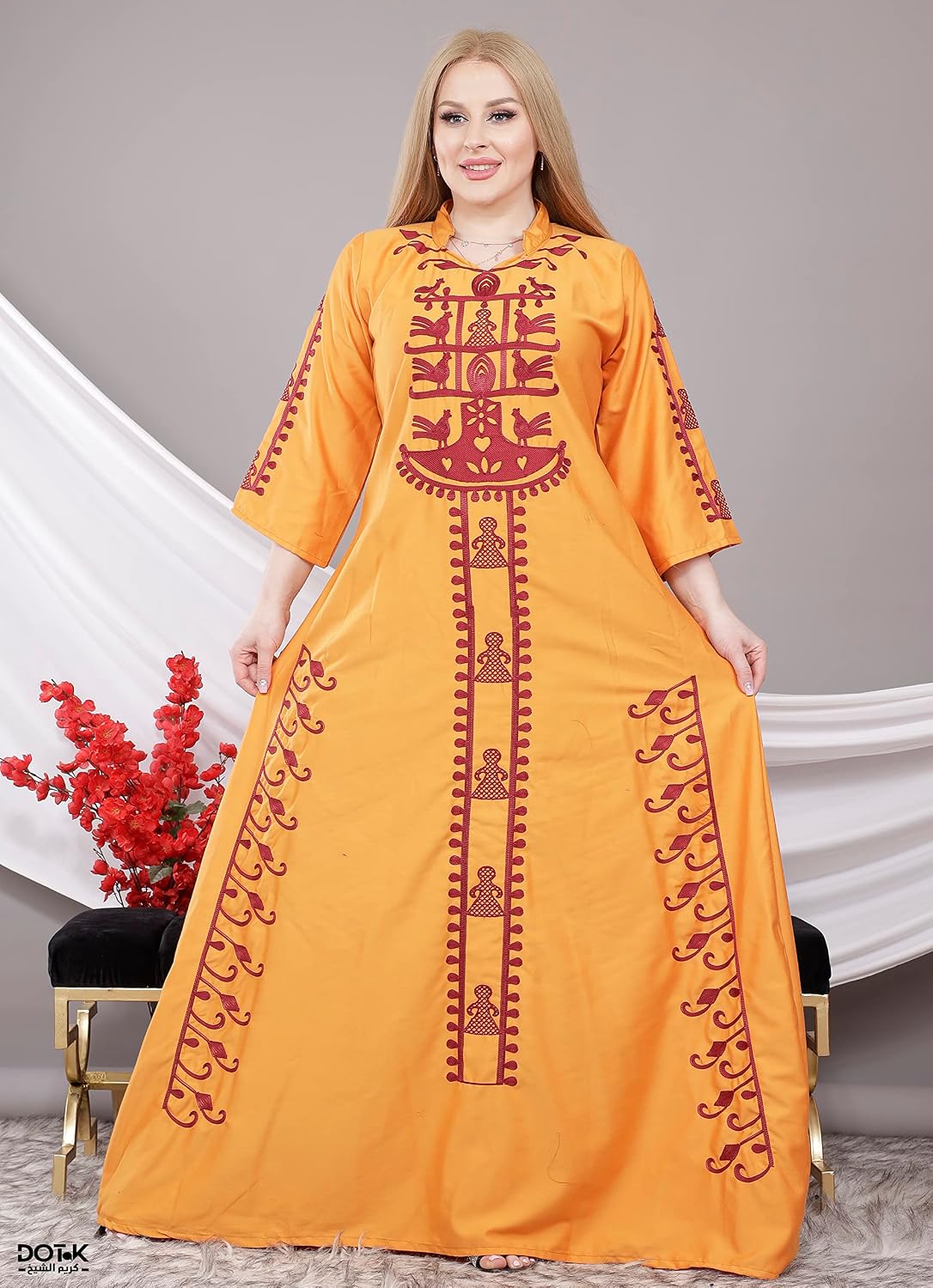 81AcEogo9cL._AC_SL1500_ عباية فرعونية عصرية كاجوال للنساء من الامل شوب - الصورة 4