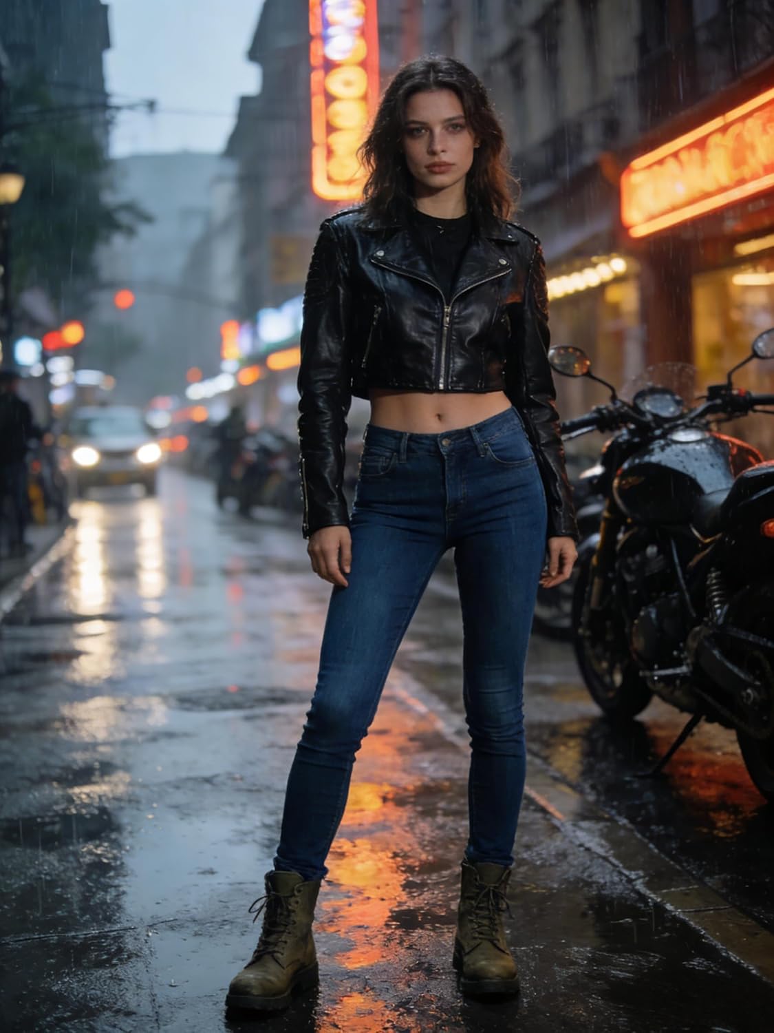 81hKVNxTn6L._AC_SL1500_ Women's High-Waisted Skinny Jeans for Casual Daily Wear Slim-Fit Denim Pants with Classic Pockets - الصورة 2