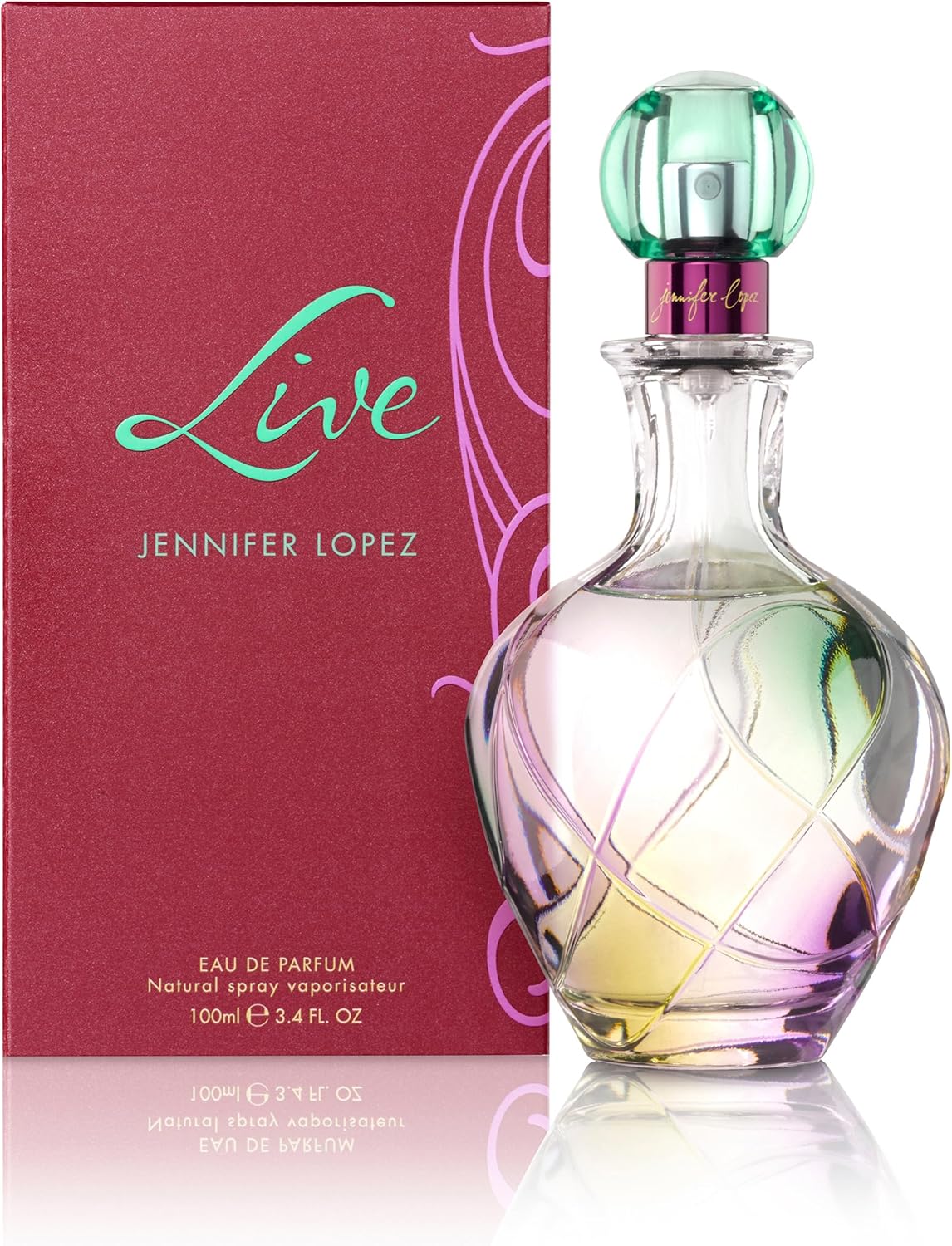 81kbtY31UNL._AC_SL1500_ عطر جينيفر لوبيز لايف او دي بارفان - عطر للنساء - 100 مل - الصورة 2