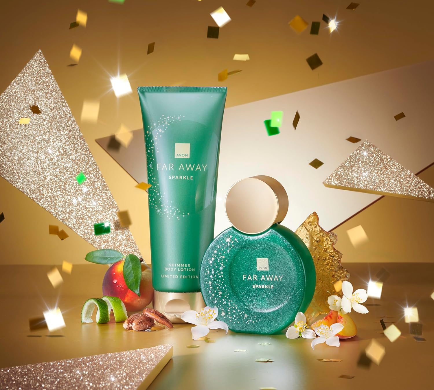 81uQ8E6gINL._AC_SL1500_ عطر فار اواي سباركل او دو بارفان من افون، 50 مل، برالين بالكراميل، رائحة الخوخ والياسمين، تركيبة أنيقة وأنثوية، تركيبة تدوم طويلا، لم يتم اختباره على الحيوانات - الصورة 3