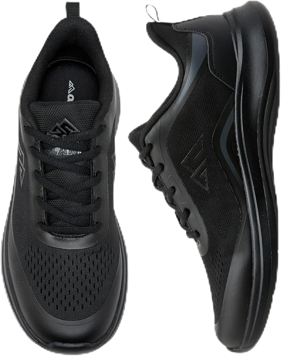 OAKLAN Women Textured Sports Shoes With Lace-Up Closure And Pull-Tab -
