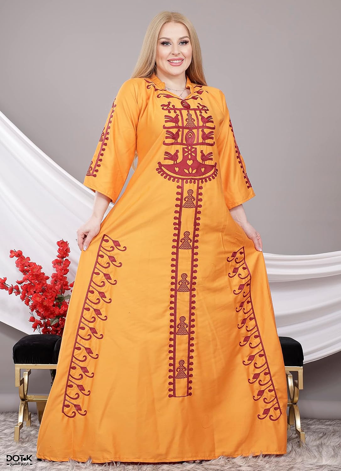 81ztlKK-MSL._AC_SL1500_ عباية فرعونية عصرية كاجوال للنساء من الامل شوب - الصورة 3