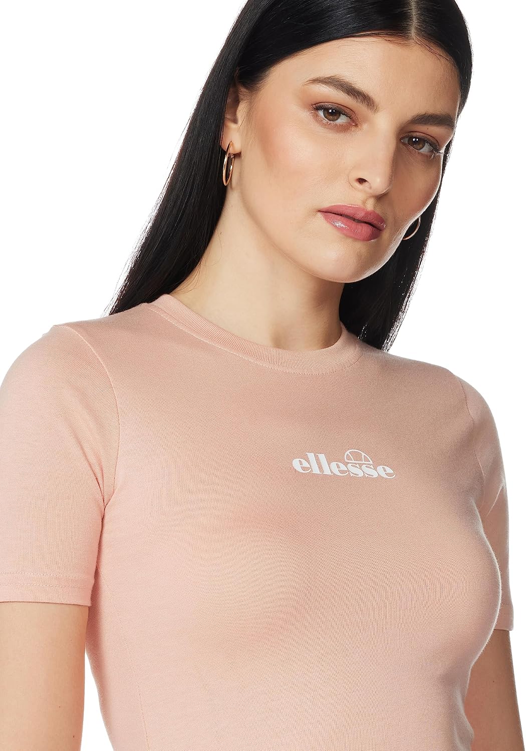 91-ZZgoheiL._AC_SL1500_ Ellesse Womens BECKANA TEE LIGHT PINK T-Shirt (pack of 1) - الصورة 3