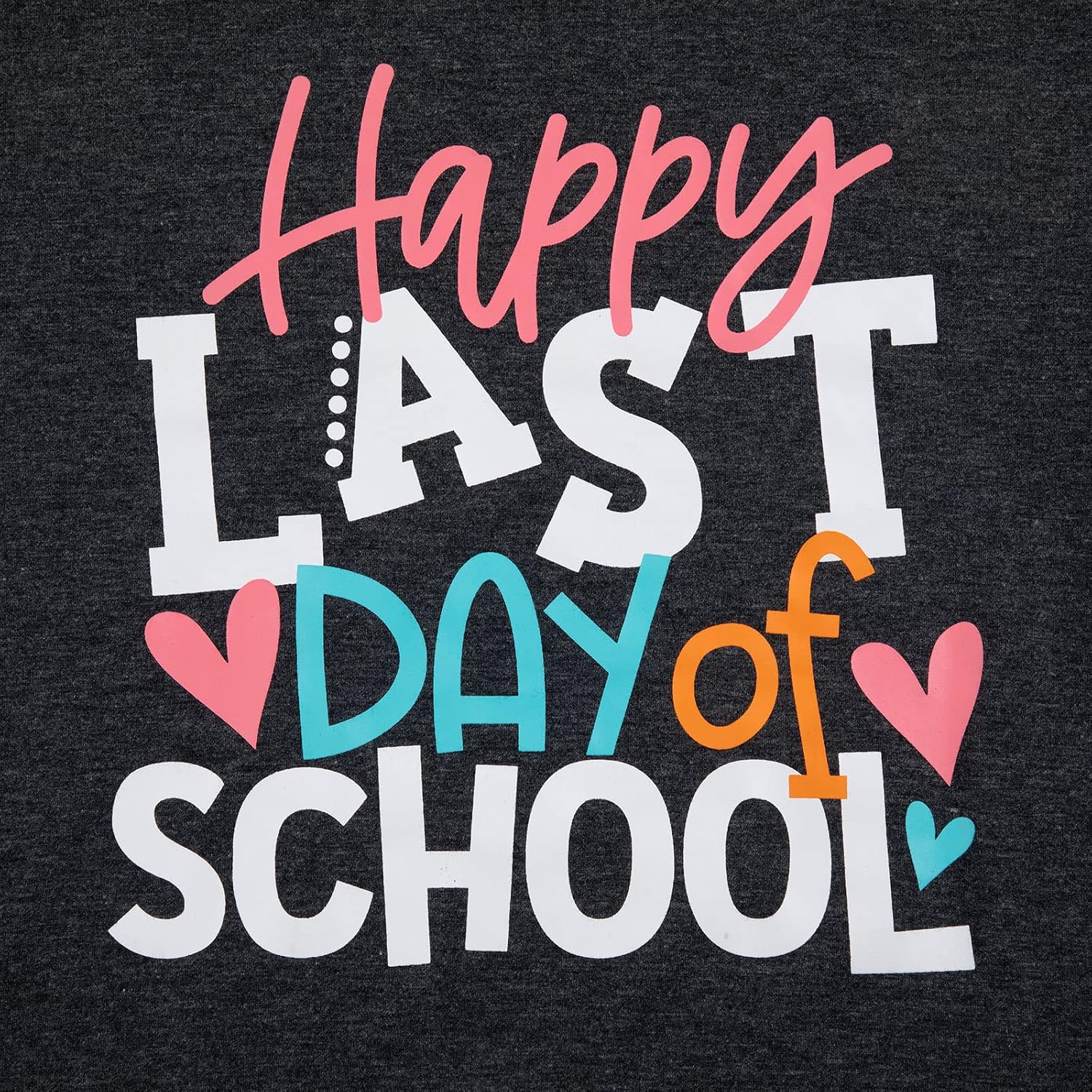 91l86m1mNNL._AC_SL1500_ تي شيرت مطبوع عليه Last Day of School Teacher للنساء، تي شيرت صيفي للمعلم والطالب، تيشيرتات يوم التخرج، بلايز كاجوال - الصورة 3